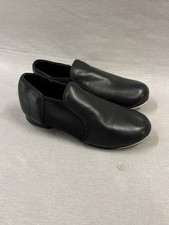 Weissman Slip On Style Tap Shoe Child Size 2.5 Youth Medium Black EUC