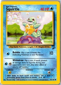 Squirtle 093/130 Base Set 2