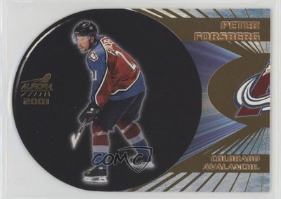 2000-01 Pacific Aurora Team Player Styrotechs Peter Forsberg #3A HOF 0c3