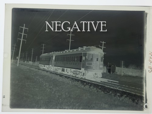 1941 CHICAGO AURORA & ELGIN #429 AND 1 PHOTO NEGATIVE