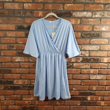 Ekouaer 3 in 1 Labor and Delivery Gown for Hospital Nursing Dress Women's L NWT