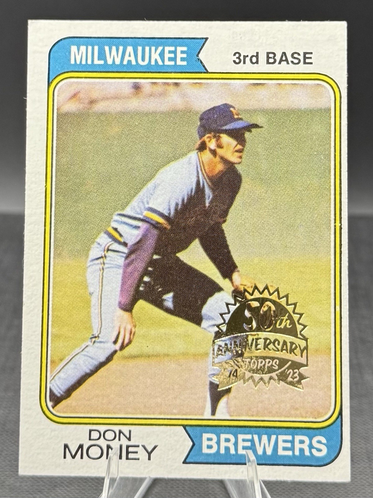 2023 Topps Heritage High Number 1974 Topps Buy Back #413 Don Money Brewers
