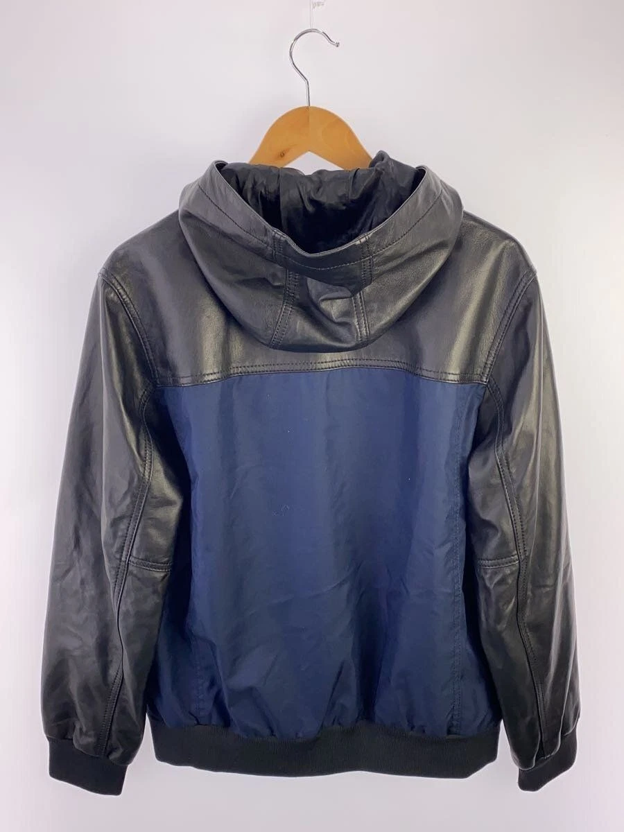 Coach Altro Pezzo Felpa Pelle con Cappuccio Switch Giacca M Cotone NVY C5756