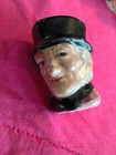 Vintage Lot of 4 Miniature Toby Mugs and 1 Mini Pitcher Made in Occupied Japan — photo 2