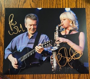 Peter White & Mindi Abair Signed 8x10 Smooth Jazz Legends