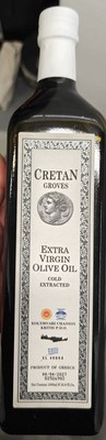 Extra virgin olive oil Cretan Groves (Cretan Groves Extra Virgin Olive Oil)...
