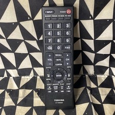 Toshiba CT-90325 Genuine Remote Control TV Black OEM Tested