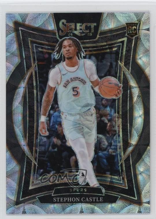 2024-25 Panini Select Concourse Scope Prizm Stephon Castle #72 16wc