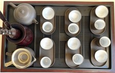 Porcelain Tea Cup /Pot Set. Excellent . No Box