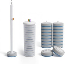Disposable Toilet Brush Set Refills for Hygienic Bathroom Cleaning. Toilet