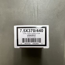 AmRad Oval Run Capacitor 7.5 MFD 370/440 VAC USA2031