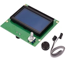 LCD Display Screen Replace Kit W/ Cable For Creality Ender 3 / 3 Pro 3D Printer