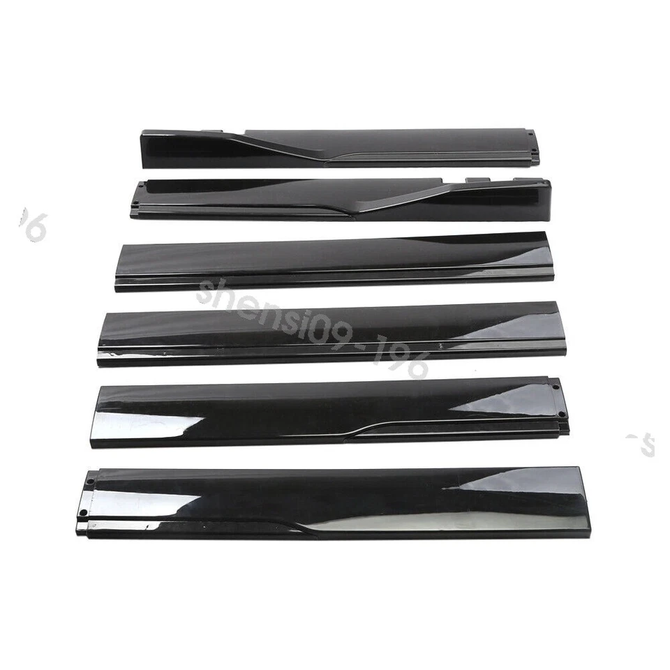 Glossy 86.6" Side Skirts Extension Rocker Splitter Lip For Mazda 2 3 6 Sedan Foto 4 de 4