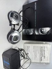 Vintage Sony SRF-MQ11 Stereo Headphone Radio W/original Pkg Works
