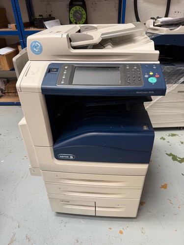 XEROX WORKCENTRE 7830 COLOR A3 A4 LASER PRINTER SCANNER POSTCRIPT 3, Low Mileage - Picture 2 of 8