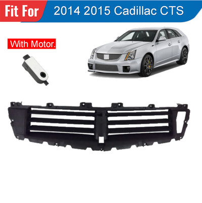 Front Active Radiator Grille Shutter For 2014 2015 Cadillac CTS W/Motor 23152496