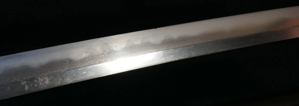 Antiguo Koto Wakizashi 脇差, Raro Namichidori 波千鳥 Onda y Chorlito Pájaro Cobre Tsuba Foto 4 de 4