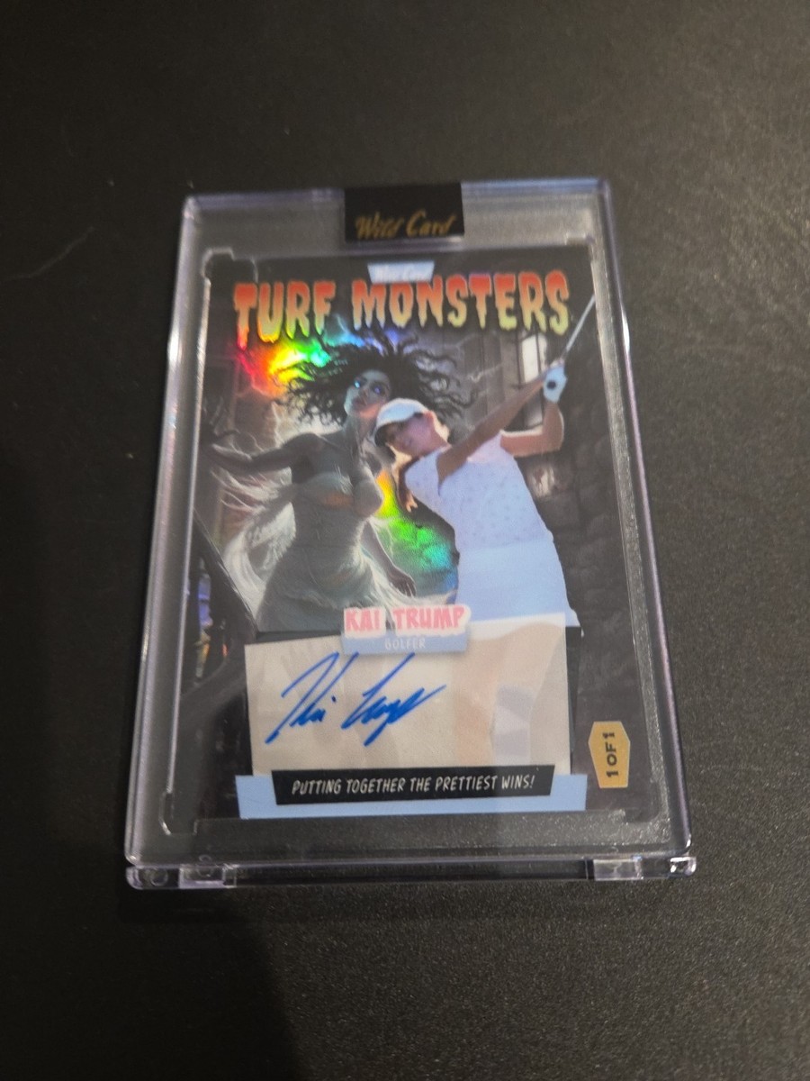 2025 Wild Card Haunted Hits - Turf Monster Auto - Kai Trump - 1/1