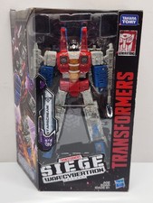 Transformers Siege Starscream War For Cybertron Hasbro Voyager Class