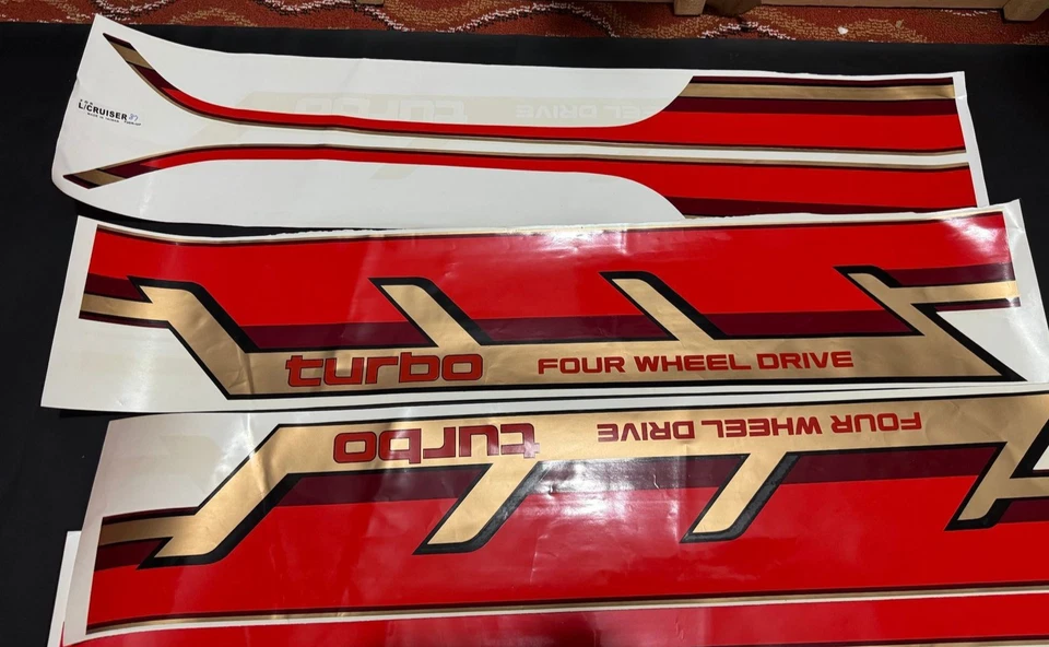 Calcomanía adhesiva de carrocería lateral Toyota Land Cruiser serie 70 LJ70/LJ71 3 puertas Foto 4 de 4