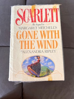 Scarlett Sequel Gone With the Wind Alexandra Ripley 1991 Large Print Hardcover