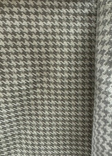 Tan/taupe Houndstooth Fabric 5 yards