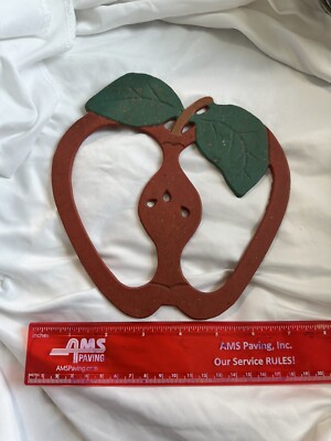 Special Gifts By Crowing Touch Vintage trivet  Apple