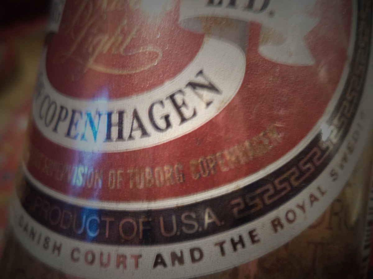 ◇１９０２年◇Tuborg Brewery◇Ｂ＆Ｇ・ Copen◇ TUBORG OF COPENHAGEN BEER 12 OZ ALUMINUM BAR CODE BEER CAN CARLING