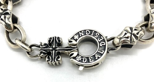 "Pulsera rara de plata de ley con diseño de oferta vintage talla 9,1/8"" 50,55 g" - Imagen 3 de 12