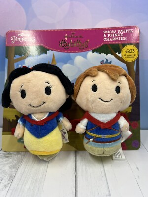 NEW 2017 D23 Exclusive Hallmark Snow White and Prince Itty Bitty Plush Set