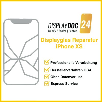 iPhone XS Displayglas Reparatur Display Glas iPhone 10 S Frontglas