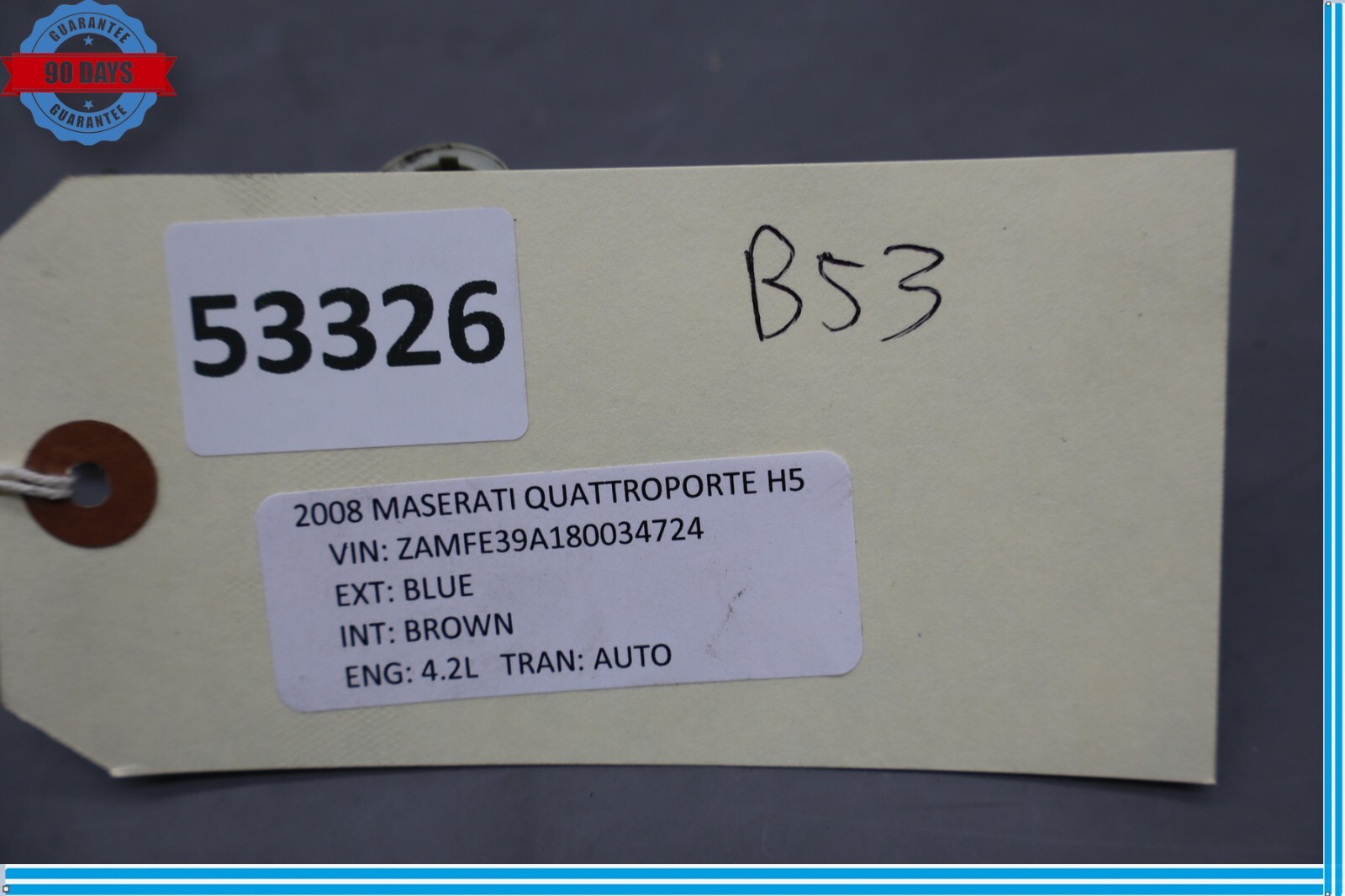 04-08 Maserati Quattroporte M139 Front Left Driver Side Marker Light Oem