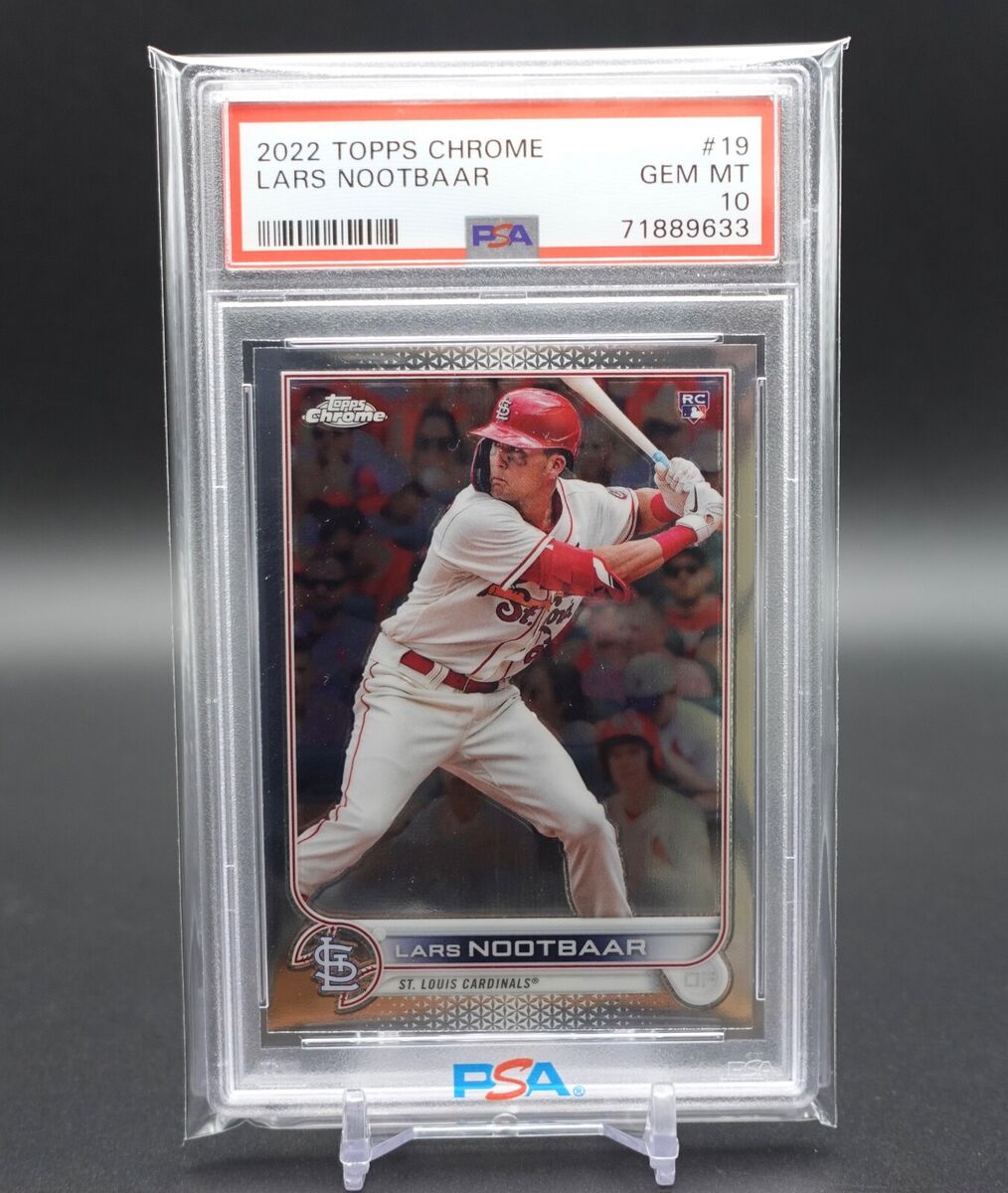 2022 Topps Chrome Lars Nootbaar PSA 10-