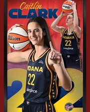 Caitlin Clark Rookie of the Year WNBA Indiana Fever 8x10 23 wooden award