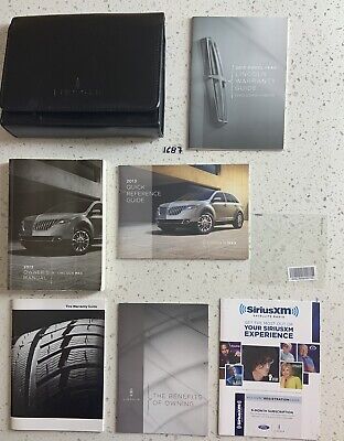 2013 LINCOLN MKX OWNERS MANUAL OPERATORS USER GUIDE BOOK | eBay