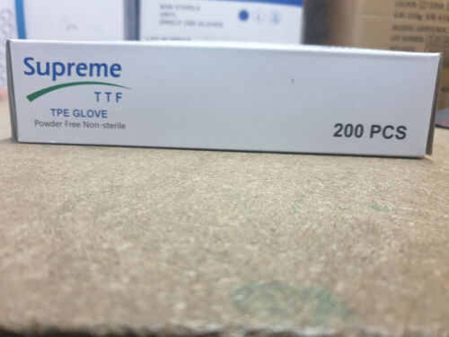 FOOD SAFETY DISPOSABLE TPE GLOVES NON STERILE THICK LATEX / VINYL / POWDER FREE - Picture 6 of 13
