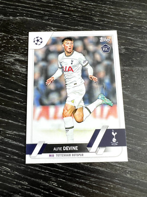 2022-23 Topps UCC Flagship - Alfie Devine Tottenham Hotspur RC Rookie