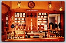 Disneyland 19th Century Upjohn Pharmacy RX Counter Postcard AC1