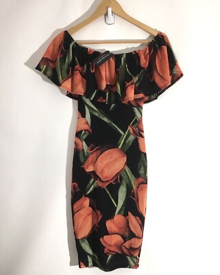 Fashion Nova Off Shoulder Tulip Dress | eBay