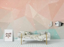 3D Graphic Lines G12788 Wallpaper Wall Murals Removable Self-adhesive Honey