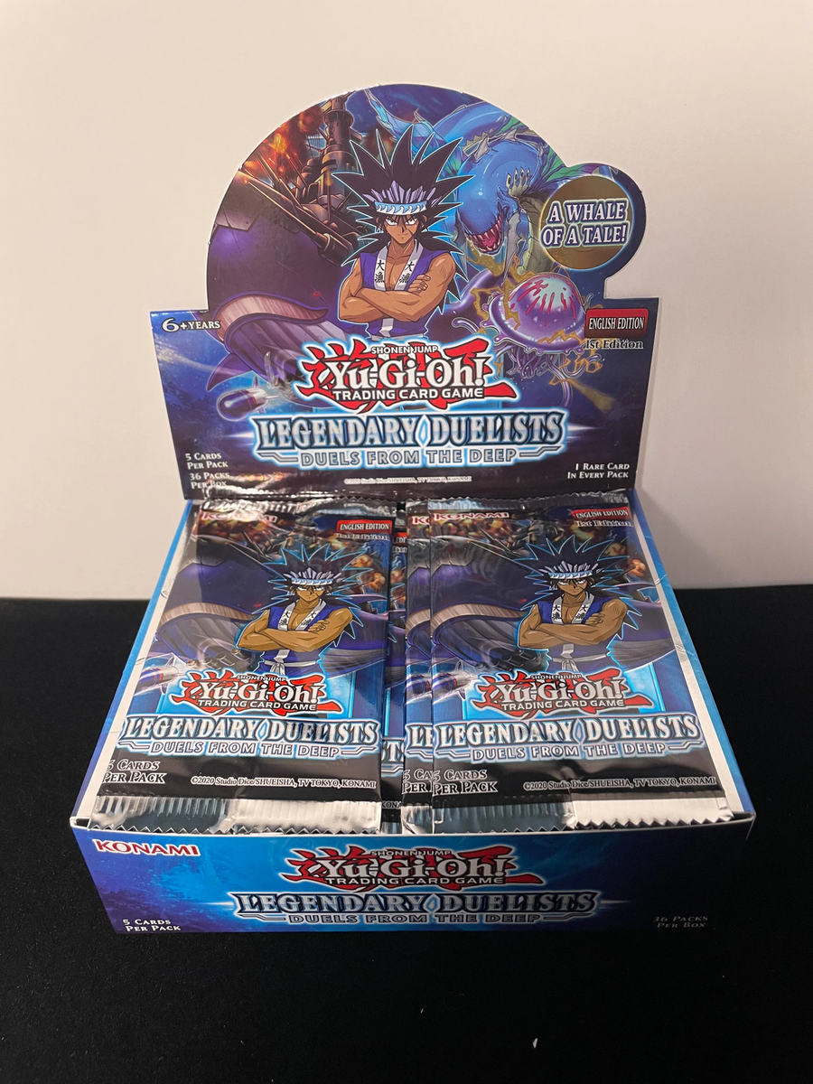 SEALED: Yu-Gi-Oh Legendary Duelists: Duels From the Deep Booster Box 1st  Edition