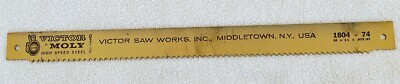 NEW 1804-74 VICTOR MOLY 18'' X 1-1/2'' X .075'' HACKSAW BLADE 4T HSS HEAVY DUTY 