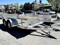 2022 ENBECK E ALUMINUM 6x12 TANDEM AXLE UTILITY TRAILER IN STOCK