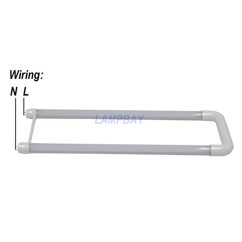 LED Tube Light U shaped 2ft 20W G13 U Bend Fluorescent Retrofit Bulb T8