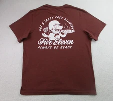 5.11 Tactical T Shirt Mens Medium Maroon Short Sleeve Delivery Spartan Graphic M