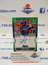 2023 BOWMAN CHROME RONNY SIMON 1ST GREEN SHIMMER AUTO 10/99 CPA-RS
