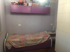 Cameretta Moretti compact composto da armadio, mesnole letto e comodino 