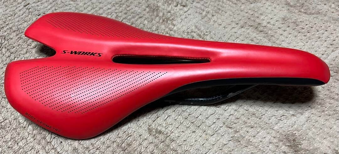 Specialized S Works Toupe Saddle Carbon Rail red | eBay