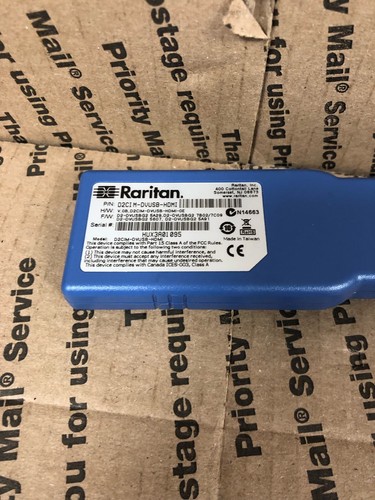 Câble cim double USB/HDMI RARITAN D2CIM-DVUSB-HDMI Dominion KX II KVM commutateur - Photo 7/9