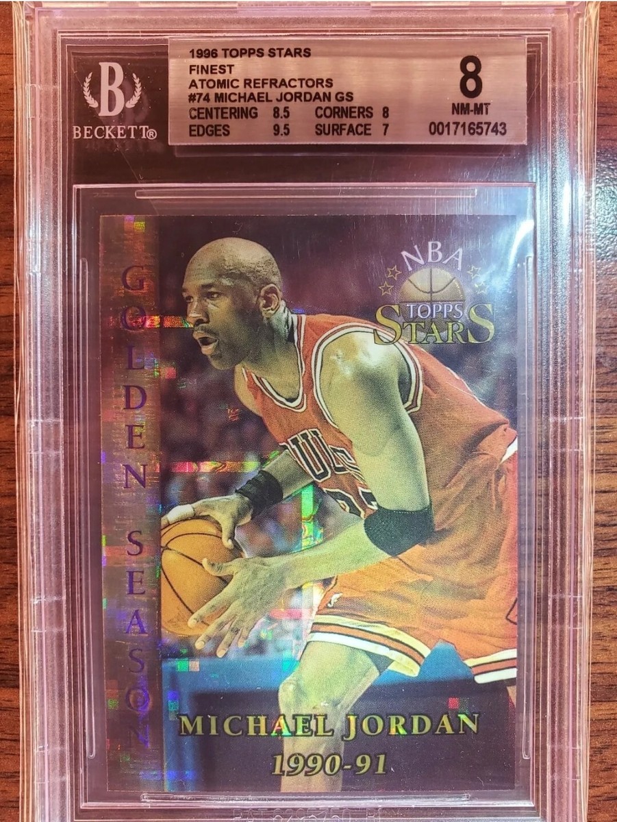 1996 Topps Stars - Golden Seasons Michael Jordan #74 Finest